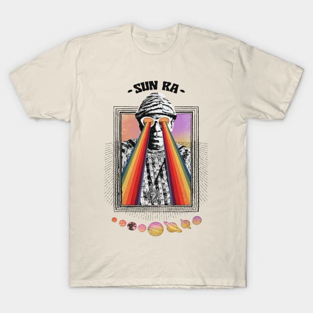 --- SUN RA ---- Original Psychedelic Design T-Shirt by DankFutura